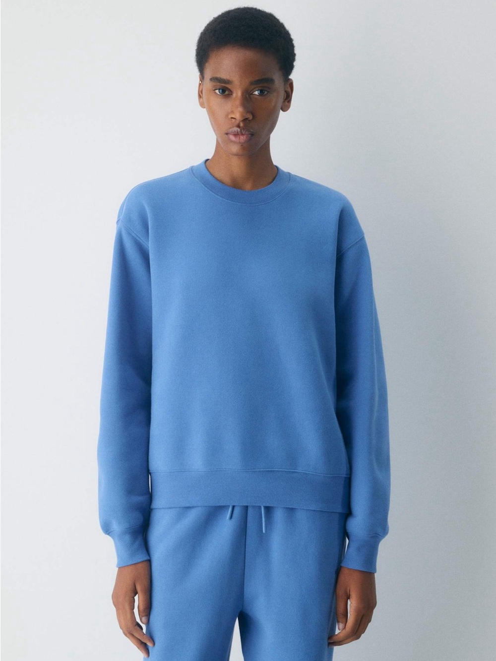Aritzia Cozy Sweatfleece Perfect Crew Sweatshirt - Picture 2 of 11